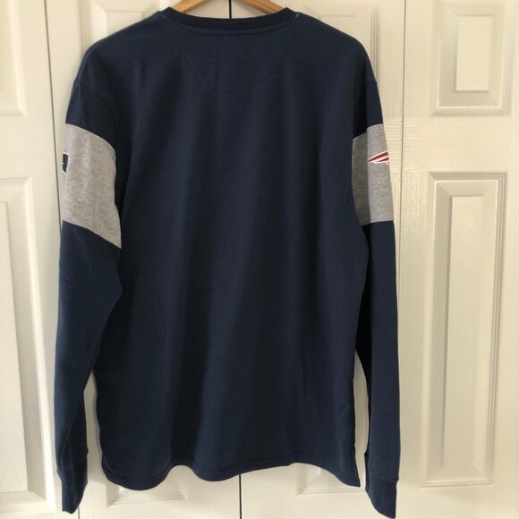 New England Patriots Crewneck NFL Team Apparel Sweatshirt - Size XL - Blue/Grey - Picture 13 of 13